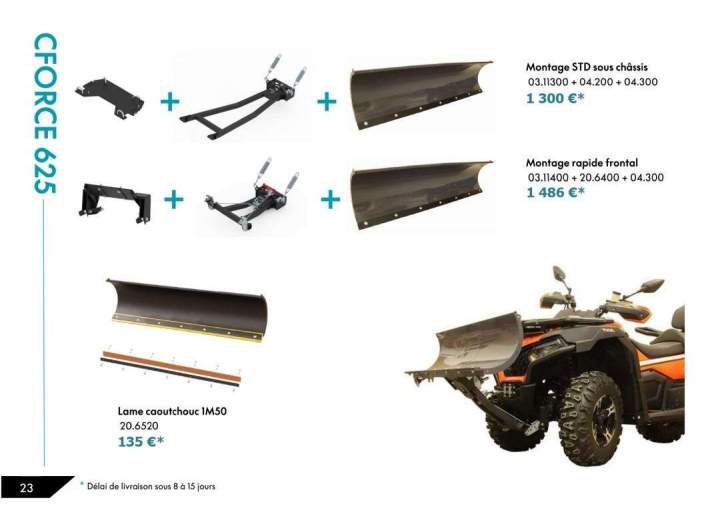 Vente d'accessoires Quad La Réunion