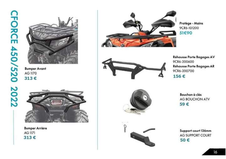 Matériel pour quad La Réunion