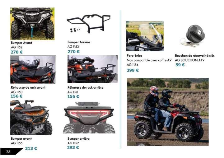 Accessoires de Quad La Réunion