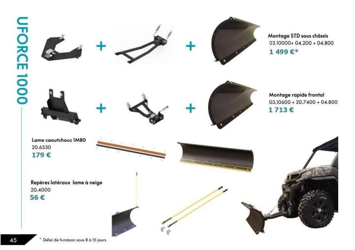 Équipements pour quad La Réunion