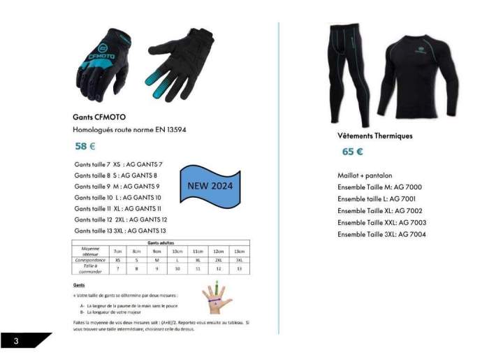 Gants moto La Réunion