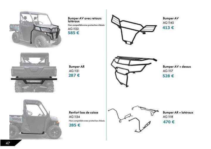 Accessoires Quad La Réunion