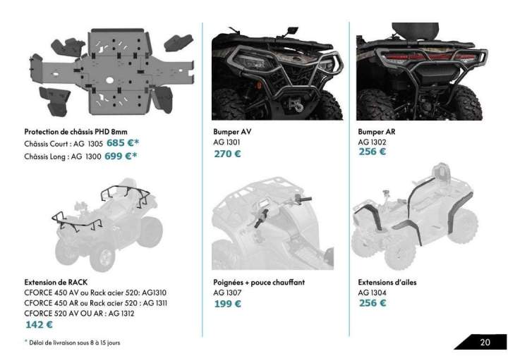Matériel pour quad La Réunion