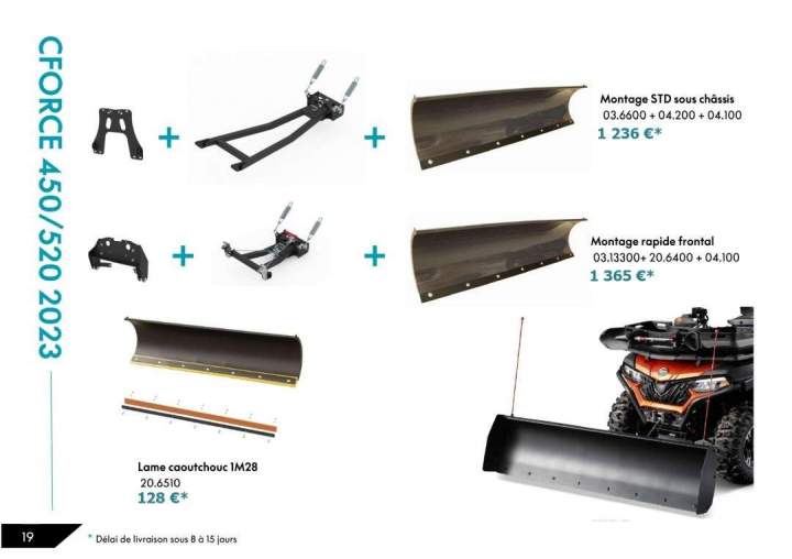 Pièces détachées pour quad La Réunion