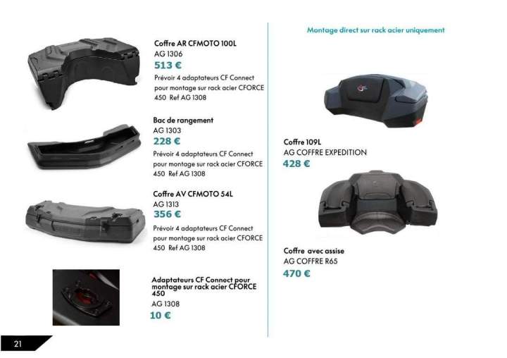 Accessoires Quad La Réunion