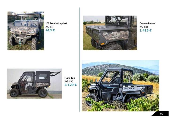 Vente de para brise quad La Réunion