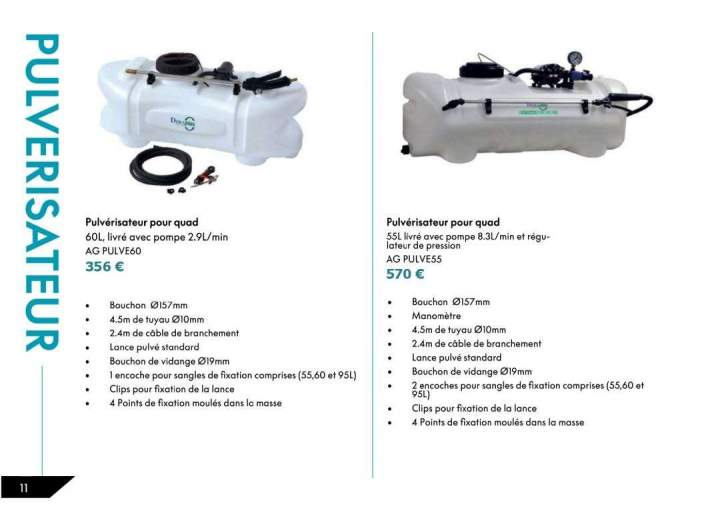 Pulvérisateur La Réunion